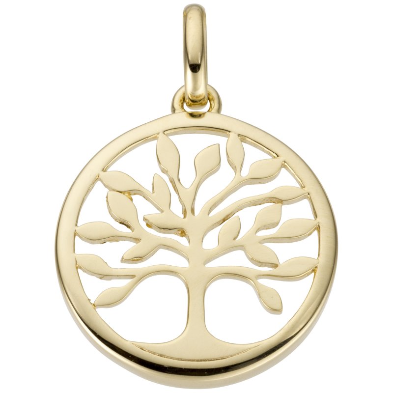 JOBO Anh�nger Baum 585 Gold Gelbgold
