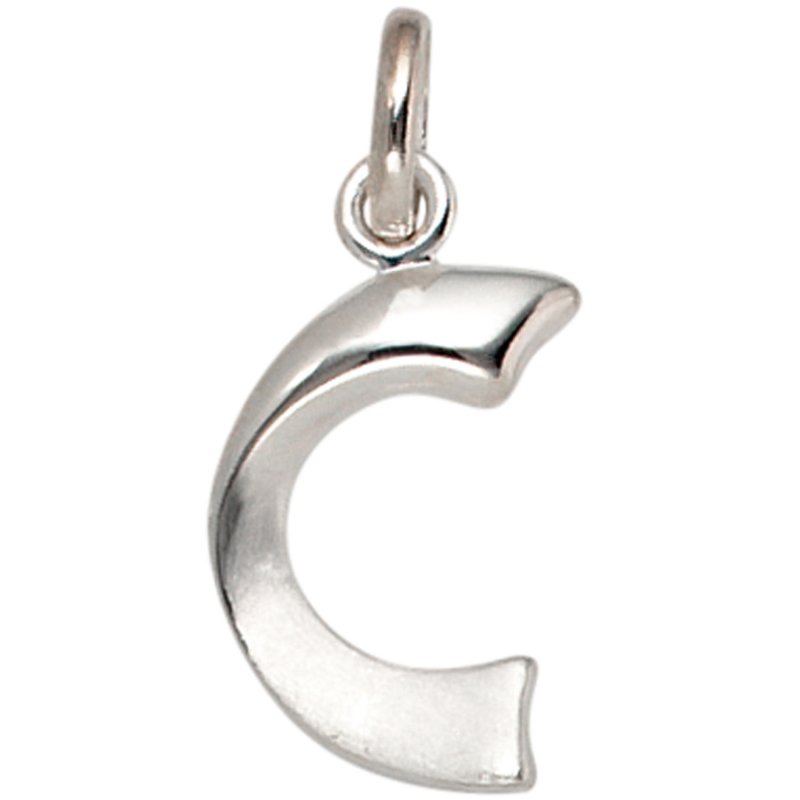 JOBO Anh�nger Buchstabe C 925 Sterling Silber matt Buchstabenanh�nger