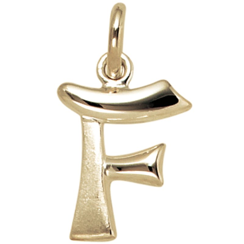 JOBO Anh�nger Buchstabe F 375 Gold Gelbgold Buchstabenanh�nger