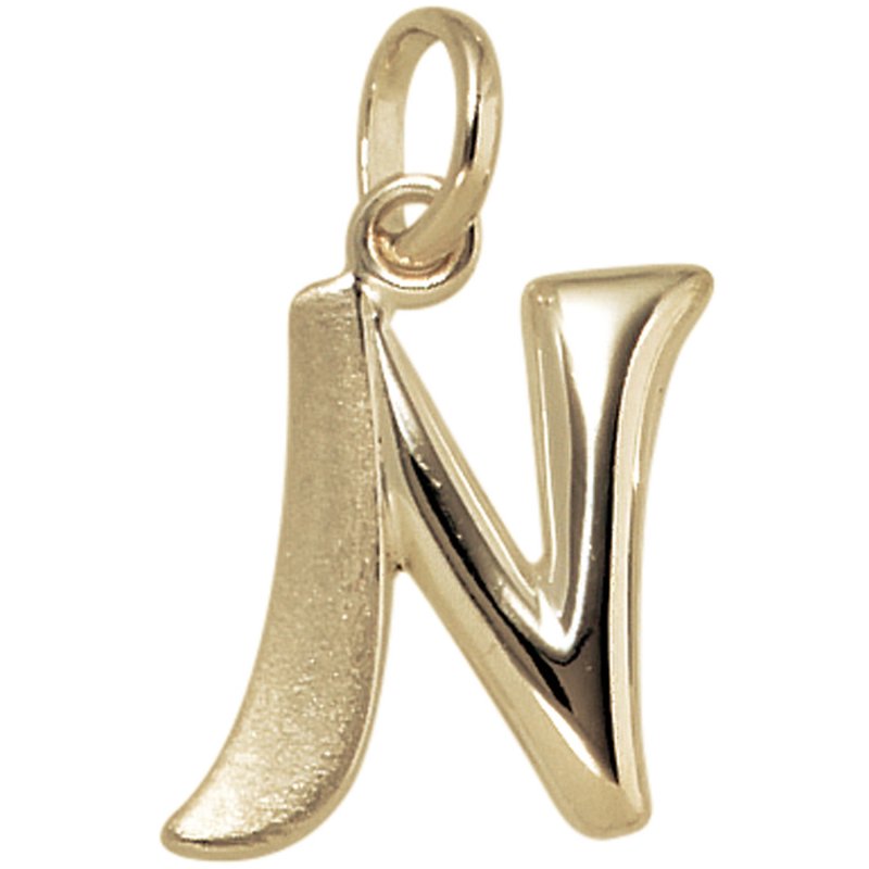 JOBO Anh�nger Buchstabe N 375 Gold Gelbgold Buchstabenanh�nger