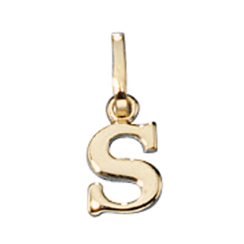 JOBO Anh�nger Buchstabe S 333 Gold Gelbgold Buchstabenanh�nger