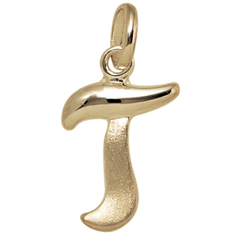JOBO Anh�nger Buchstabe T 375 Gold Gelbgold Buchstabenanh�nger