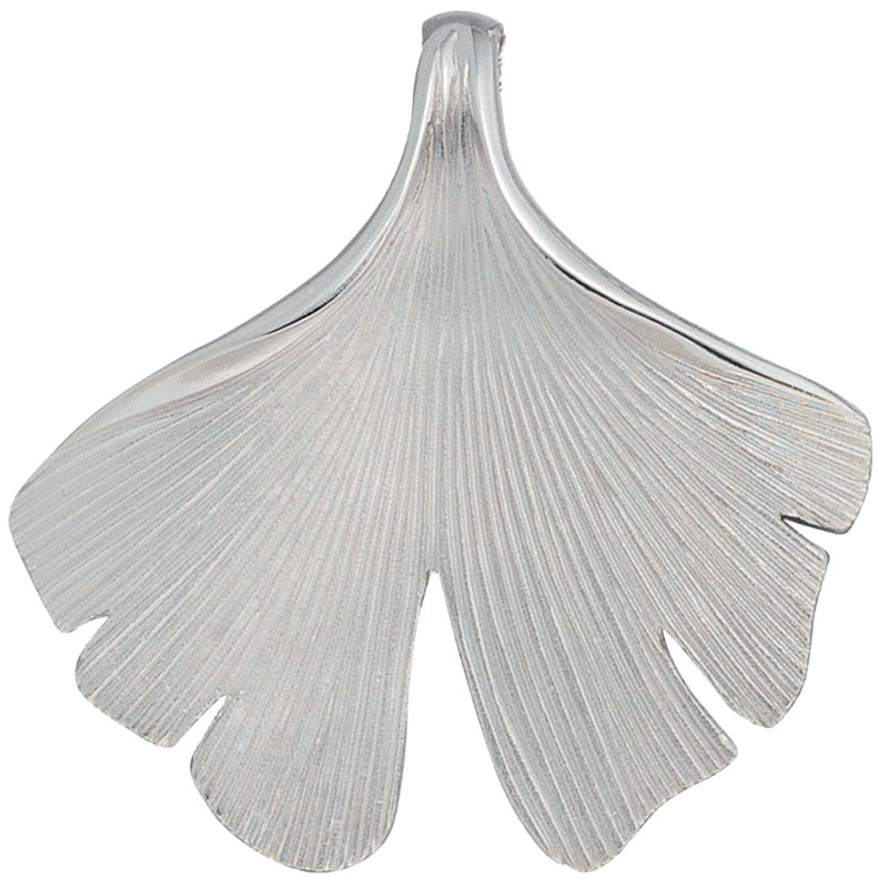 JOBO Anh�nger Ginko Ginkgo 925 Sterling Silber mattiert