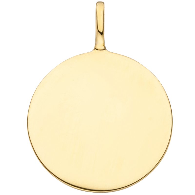 JOBO Anh�nger Gravur Gravurplatte 925 Sterling Silber gold vergoldet