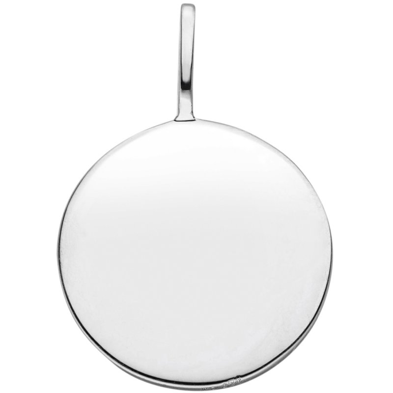 JOBO Anh�nger Gravur Gravurplatte rund 925 Sterling Silber