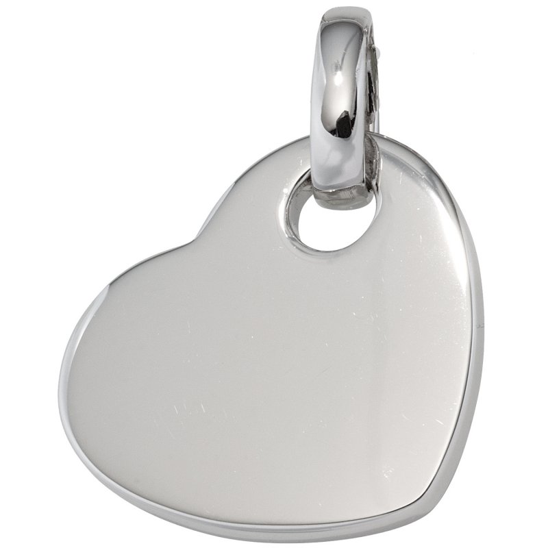 JOBO Anh�nger Herz 925 Sterling Silber rhodiniert Herzanh�nger