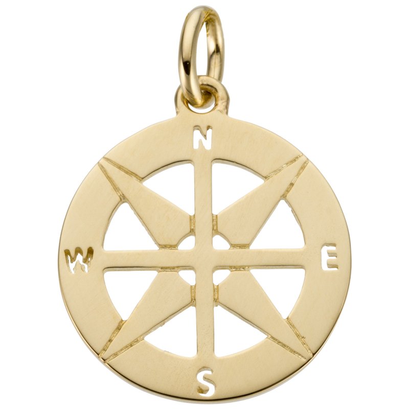 JOBO Anh�nger Kompass 585 Gold Gelbgold