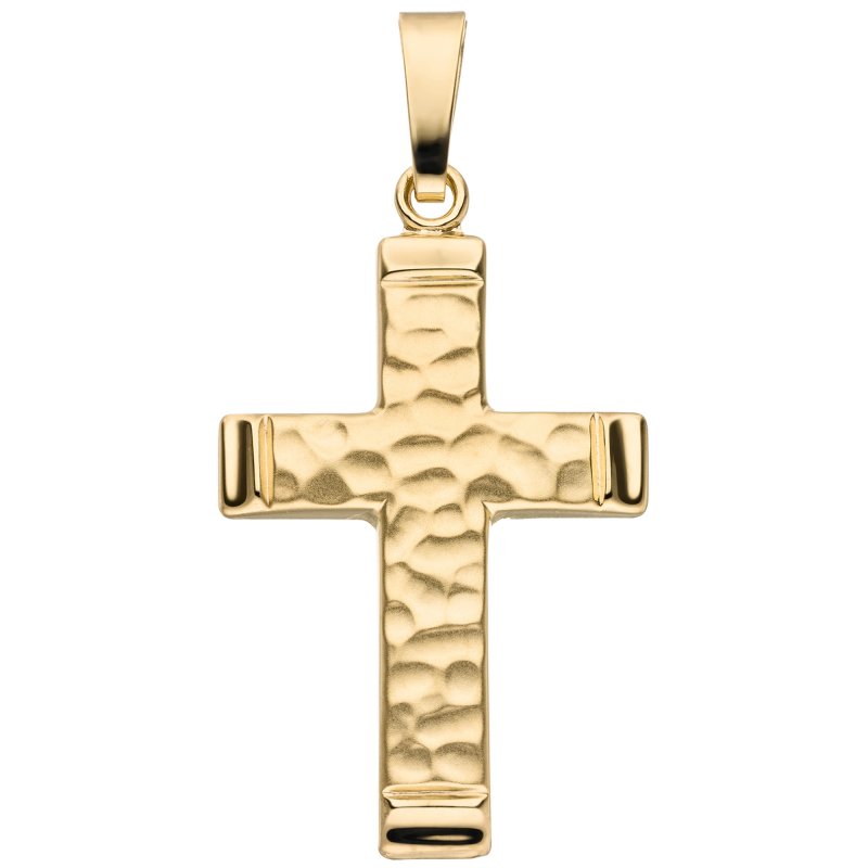 JOBO Anh�nger Kreuz 375 Gold Gelbgold Kreuzanh�nger