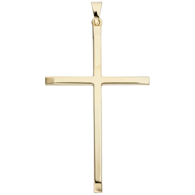 JOBO Anh�nger Kreuz schmal 333 Gold Gelbgold Kreuzanh�nger Goldkreuz