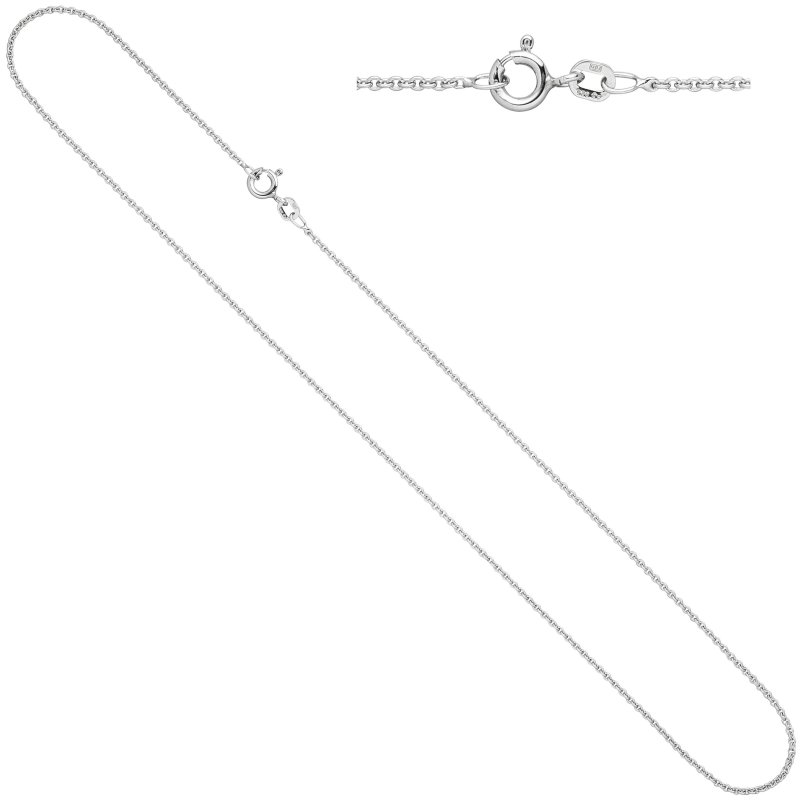 Meteorstarry Silberkette 925 - 1MM Box Chain Damenkette Wasserfest Personalisierbar