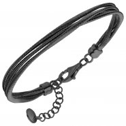 JOBO Armband 3-reihig 925 Silber 20 cm