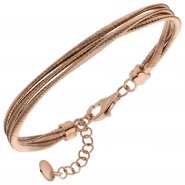 JOBO Armband 925 Silber rotvergoldet