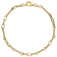 JOBO Goldarmband 333 Gelbgold, 19 cm