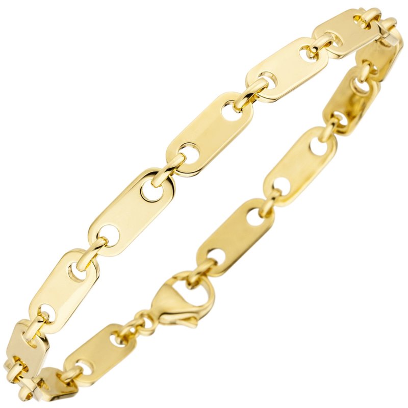 JOBO Armband 585 Gold Gelbgold 21 cm Goldarmband