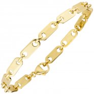 JOBO Armband 585 Gold Gelbgold 21 cm Goldarmband