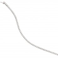 JOBO Armband 750 Gold Wei�gold 68 Diamanten Brillanten 3,53ct. 18 cm Wei�goldarmband