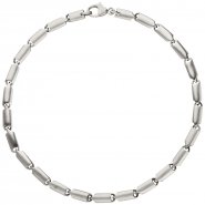 JOBO Armband 950 Platin matt 20 cm Platinarmband Karabiner