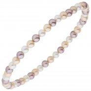 JOBO Muschelkern Perlenarmband 17 cm