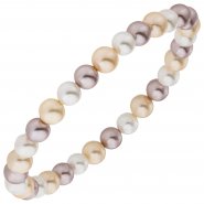 JOBO Muschelkern Perlenarmband 17 cm