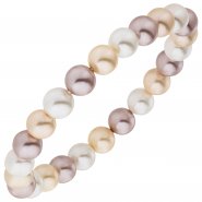 JOBO Armband Muschelkern multicolor, 17 cm
