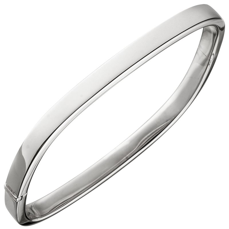 JOBO Armreif Armband eckig 925 Sterling Silber Silberarmband
