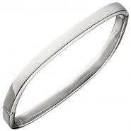 JOBO Armreif Armband eckig 925 Sterling Silber Silberarmband