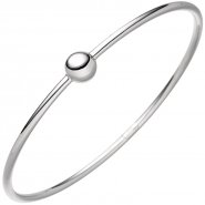 JOBO Armreif Armband mit Kugel 925 Sterling Silber Silberarmband