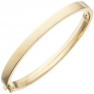 JOBO Armreif Armband oval 375 Gold Gelbgold Goldarmband Goldarmreif