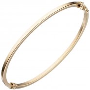 JOBO Armreif Armband oval 585 Gold Gelbgold Goldarmreif