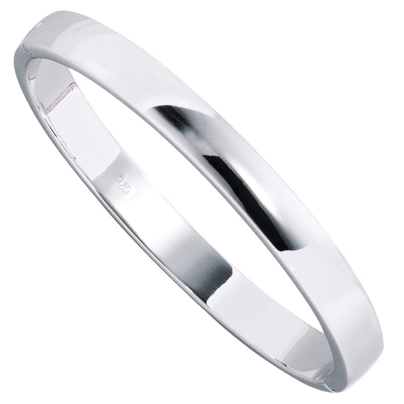 JOBO Armreif Armband oval 925 Sterling Silber Silberarmreif Kastenschloss