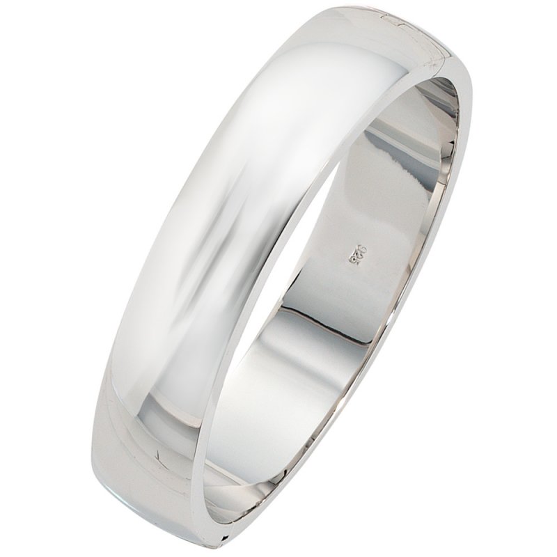 JOBO Armreif Armband oval 925 Sterling Silber Silberarmreif Klappverschluss