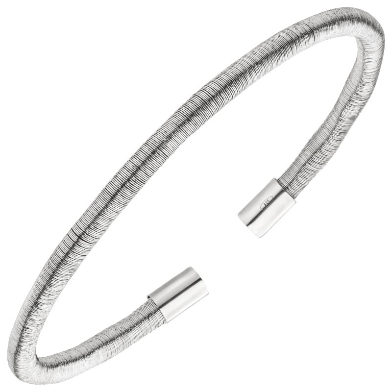 JOBO Armspange / offener Armreif 925 Sterling Silber 17 cm Armband Silberarmband