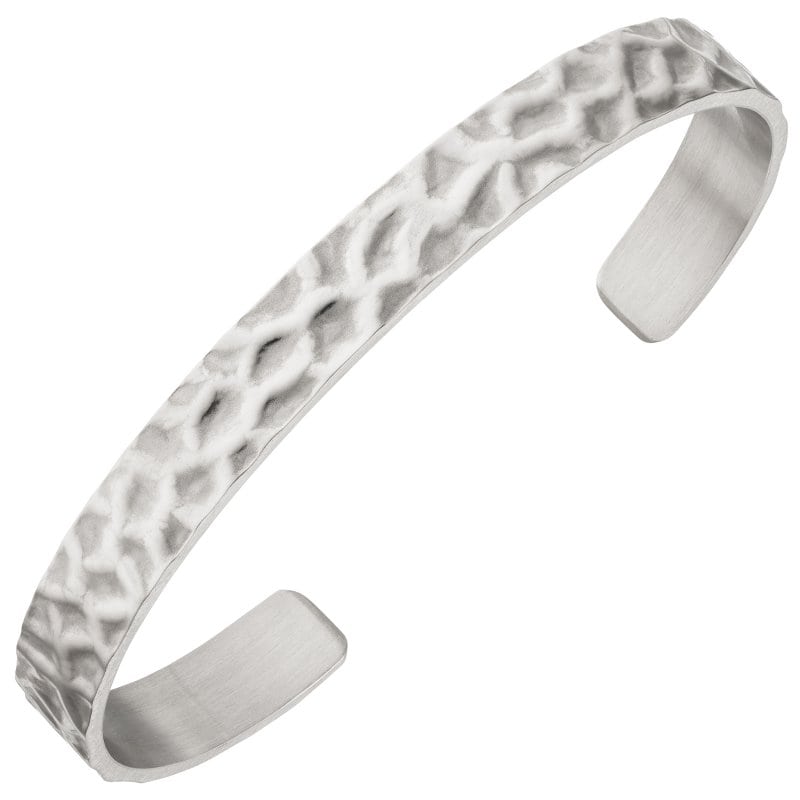 JOBO Armspange / offener Armreif 925 Sterling Silber mattiert
