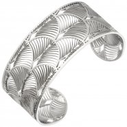 JOBO Armspange / offener Armreif Edelstahl Armband