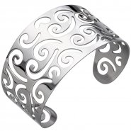 JOBO Armspange / offener Armreif aus Edelstahl Armband