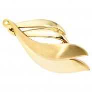 JOBO Brosche 333 Gold Gelbgold teil matt Goldbrosche