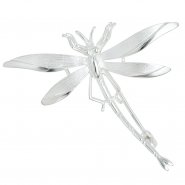 JOBO Brosche Anh�nger Libelle 925 Sterling Silber mattiert Silberbrosche