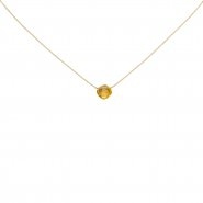 JOBO Collier 750 Gold Gelbgold 1 Citrin orange 45 cm