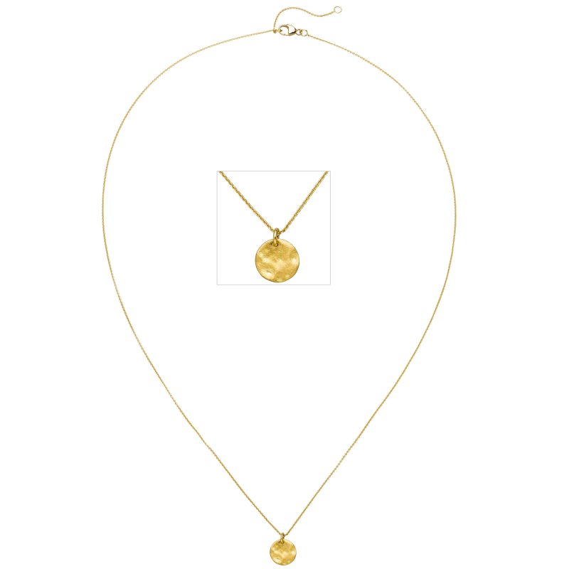 JOBO Collier 750 Gold Gelbgold matt 45 cm