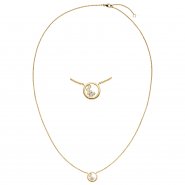JOBO Collier Halskette 750 Gold mit Diamanten