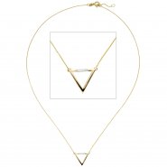 JOBO Dreieck Collier aus Gold & Diamanten