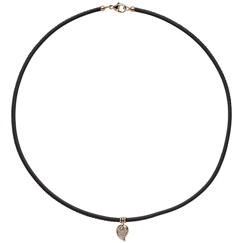 Lederkette schwarz | 2mm | 55cm | hier günstig kaufen