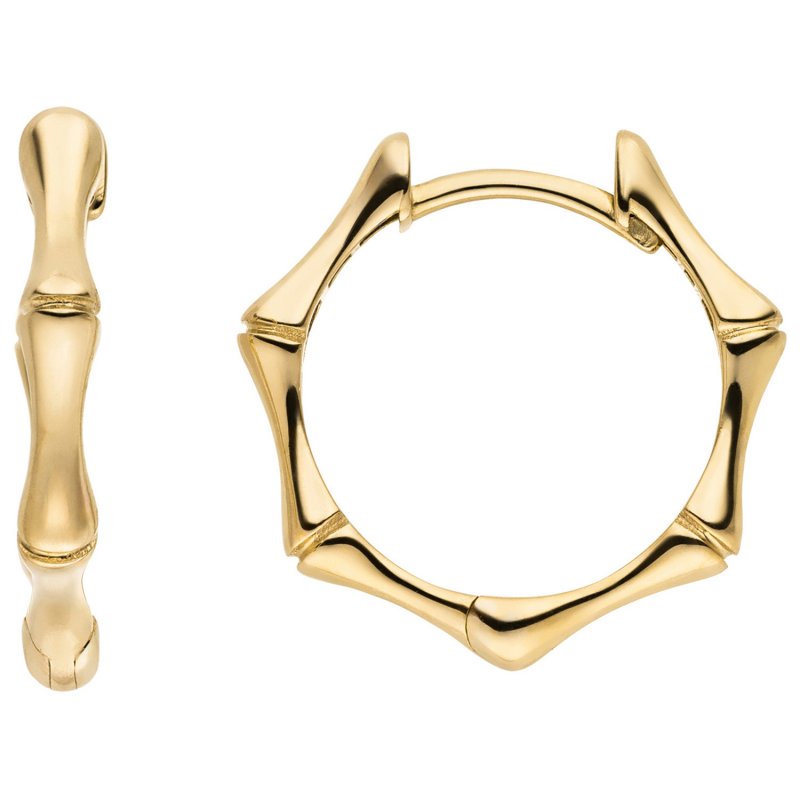 JOBO Creolen 333 Gold Gelbgold Ohrringe Goldcreolen Goldohrringe