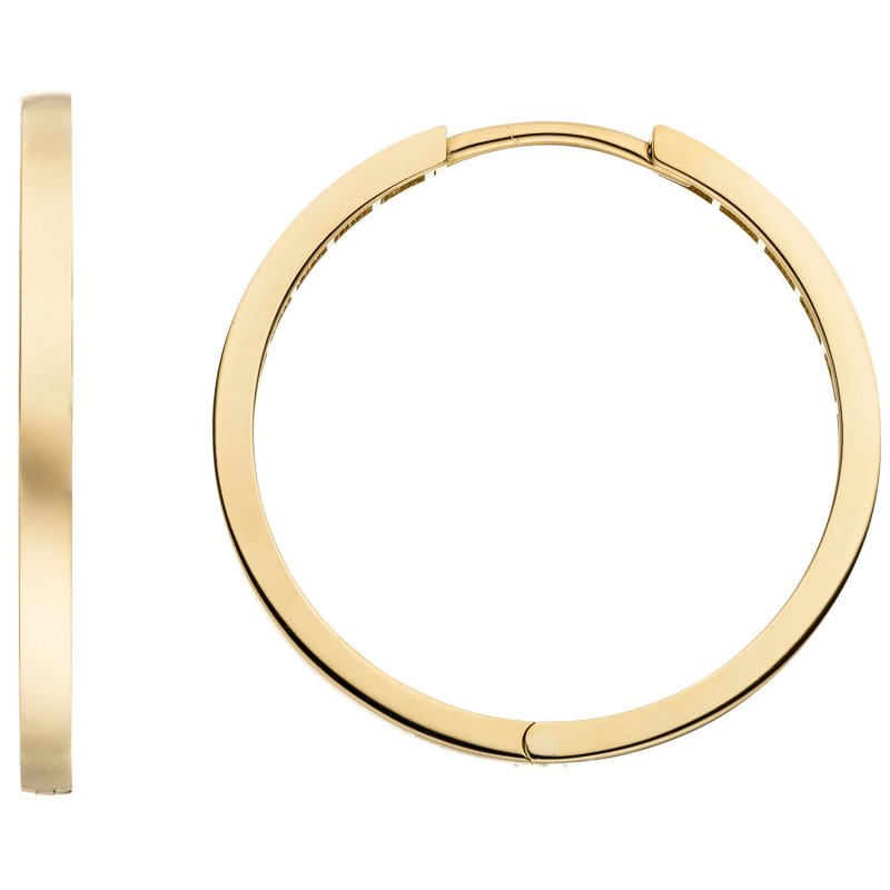 JOBO Creolen 333 Gold Gelbgold Ohrringe Goldcreolen Goldohrringe