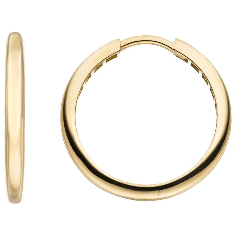 JOBO Creolen 333 Gold Gelbgold Ohrringe Goldcreolen Goldohrringe