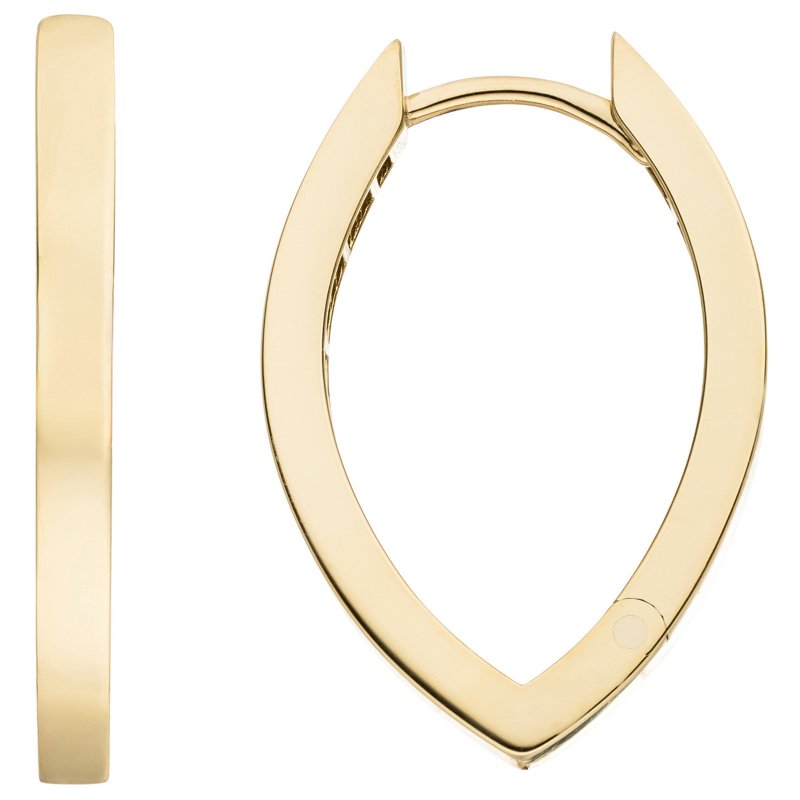 JOBO Creolen 333 Gold Gelbgold Ohrringe Goldcreolen Goldohrringe