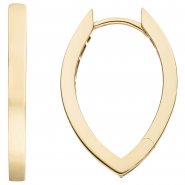JOBO Creolen 333 Gold Gelbgold Ohrringe
