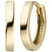 JOBO Creolen 333 Gold Gelbgold Ohrringe Goldohrringe