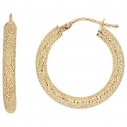 JOBO Creolen 585 Gold Ohrringe