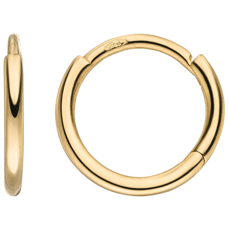JOBO Creolen 750 Gold Gelbgold Ohrringe